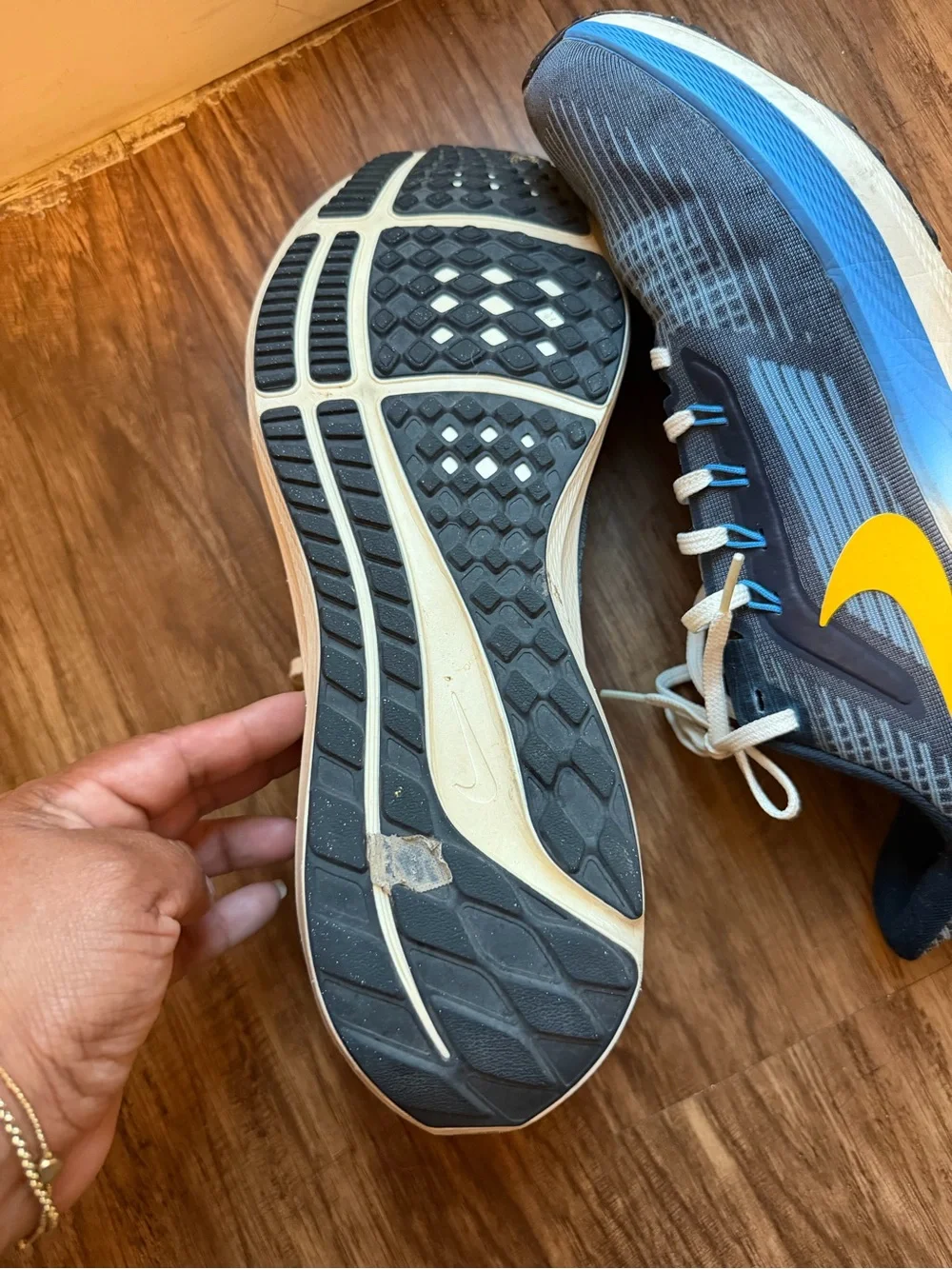 Nike Blue & Yellow Men's Running Sneakers